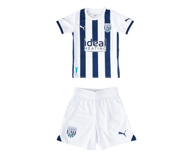 West Bromwich Albion Fc Kid Home Kit 23-24