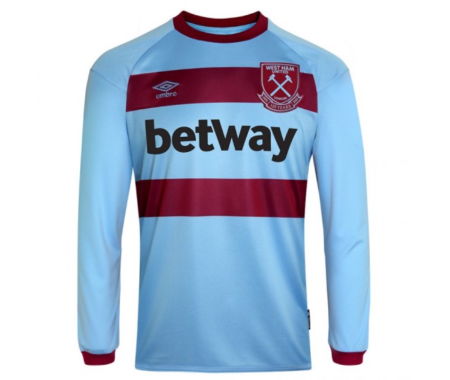 West Ham United Away Long Sleeve Jersey 2020 2021
