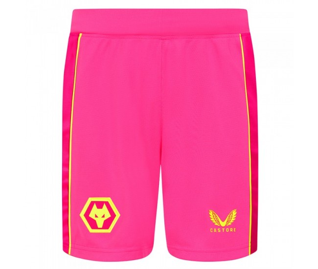 Wolverhampton Wanderers Goalkeeper Home Shorts 23-24