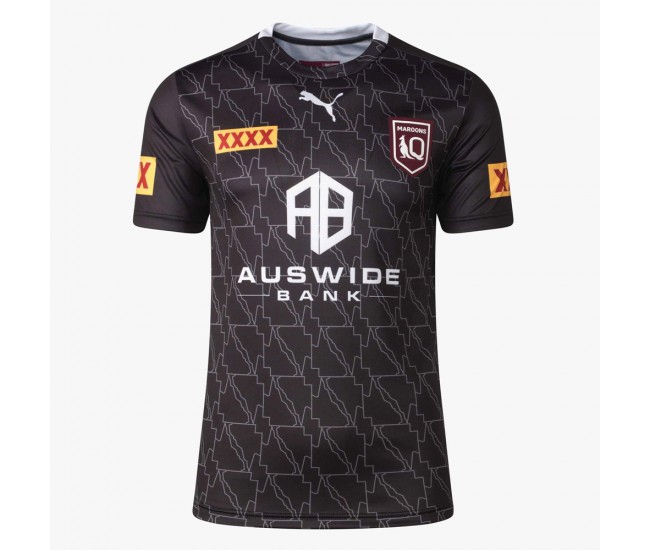 QLD Maroons 2022 Men's Black Training Jersey