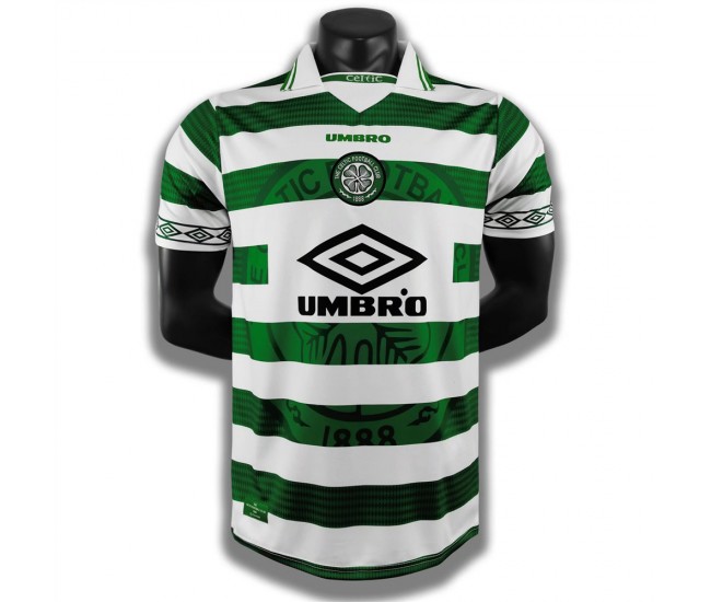 Celtic Glasgow Home Retro Jersey 1998-1999