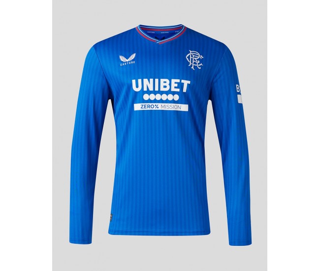 Rangers Men's Long Sleeve Home Jersey 23-24