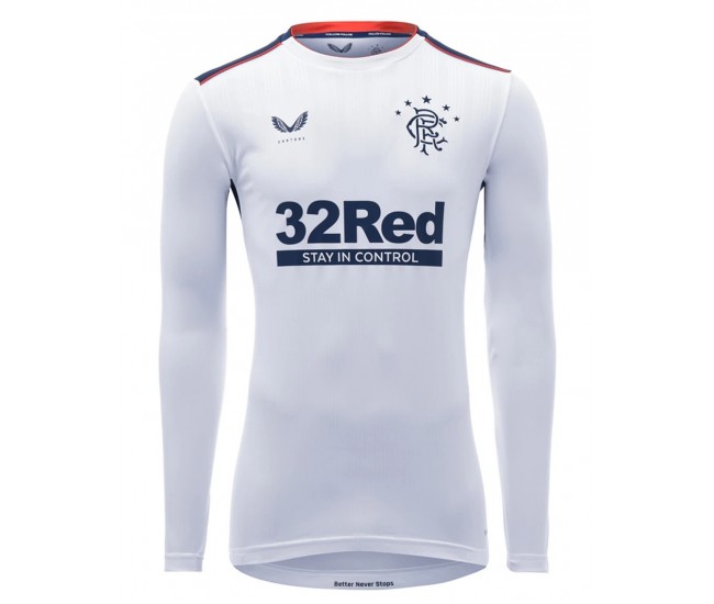 Rangers Away Long Sleeve Jersey 2020 2021