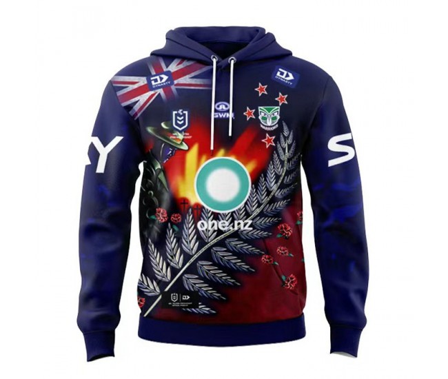 New Zealand Warriors 2024 Mens Anzac Hoodie