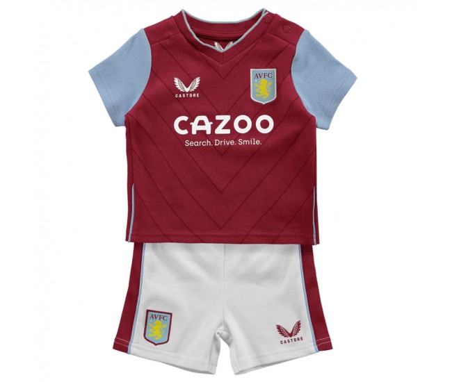 Aston Villa Home Kids Kit 2022-23