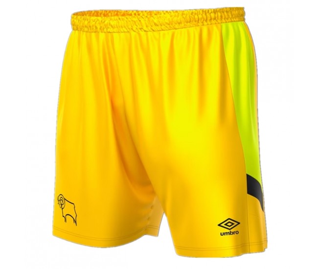 Derby County Yellow Goalkeeper Short 23-24