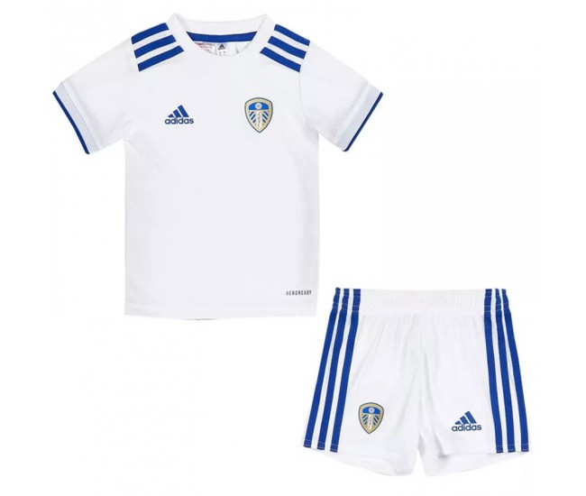 Leeds United Home Kids Kit 2020 2021