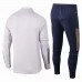 Leeds United Technical Training Soccer Tracksuit Grey 2020 2021
