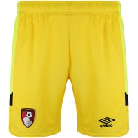 AFC Bournemouth Yellow Goalkeeper Shorts 23-24