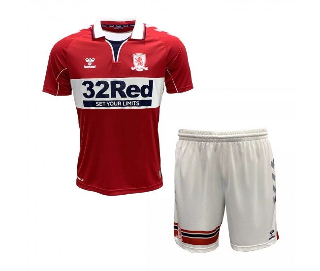 Middlesbrough Home Kids Kit 2020 2021