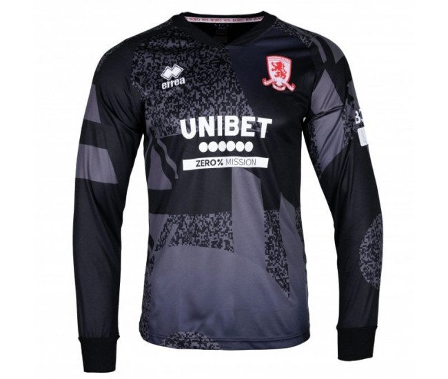 Middlesbrough FC Men's Black Goalkeeper Jersey 23-24