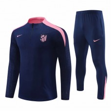 Atlético de Madrid Mens Navy Training Technical Football Tracksuit 2024-25