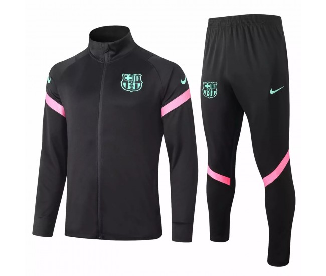 FC Barcelona Soccer Presentation Tracksuit 2020 Black