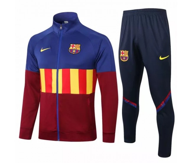 FC Barcelona Soccer Presentation Tracksuit 2020