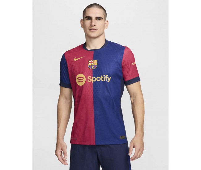 FC Barcelona Mens Home Authentic Jersey 24-25