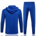 FC Barcelona Soccer Hooded Presentation Tracksuit Blue 2021