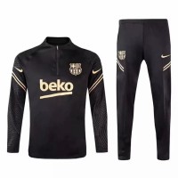FC Barcelona Soccer Training Technical Tracksuit Gold 2020 2021