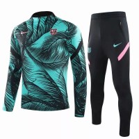 FC Barcelona Soccer Training Technical Tracksuit Green 2020 2021