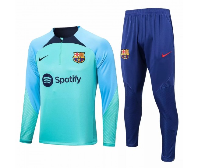 FC Barcelona Blue Strike Training Technical Football Tracksuit 2022-23 FC Barcelona Blue Strike Training Technical Football Tracksuit 2022-23