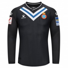 RCD Espanyol Mens Black Long Sleeve Goalkeeper Jersey 23-24