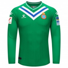 RCD Espanyol Mens Green Long Sleeve Goalkeeper Jersey 23-24