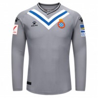 RCD Espanyol Mens Grey Long Sleeve Goalkeeper Jersey 23-24
