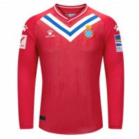 RCD Espanyol Mens Red Long Sleeve Goalkeeper Jersey 23-24