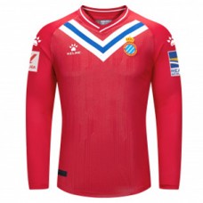 RCD Espanyol Mens Red Long Sleeve Goalkeeper Jersey 23-24