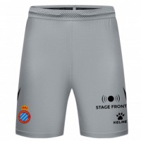 RCD Espanyol Mens Gray Goalkeeper Shorts 23-24
