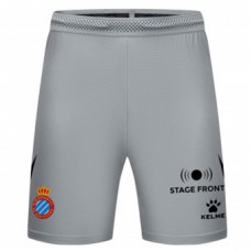 RCD Espanyol Mens Gray Goalkeeper Shorts 23-24