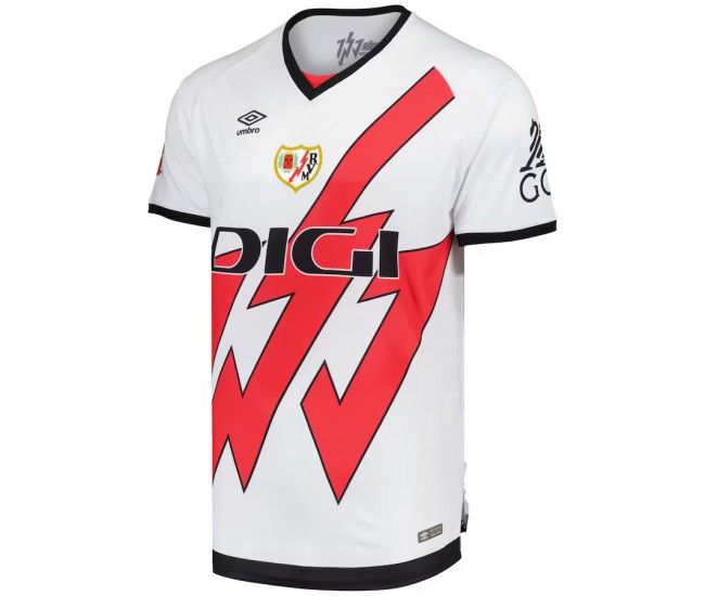 Rayo Vallecano Mens Home Jersey 24-25