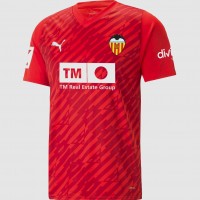 Valencia CF Mens Red Goalkeeper Jersey 23-24