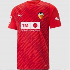 Valencia CF Mens Red Goalkeeper Jersey 23-24