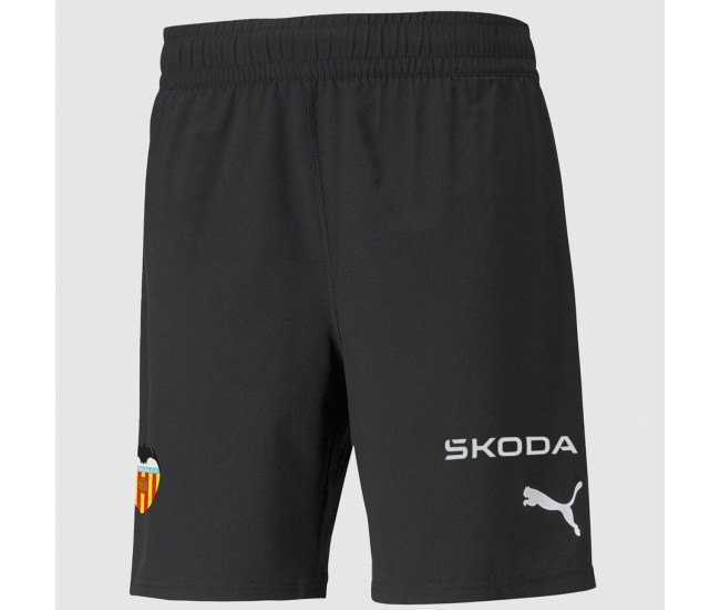 Valencia CF Mens Black Goalkeeper Shorts 23-24