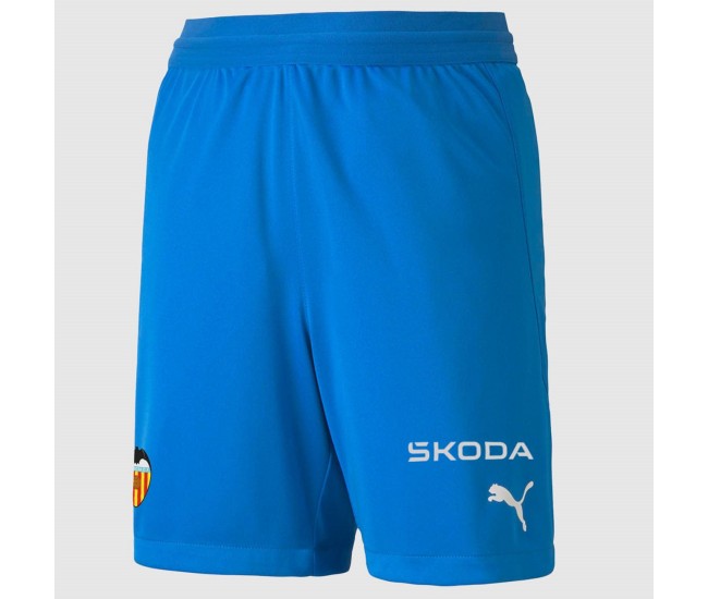 Valencia CF Mens Blue Goalkeeper Shorts 23-24
