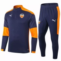 Valencia Technical Training Soccer Tracksuit Navy 2020 2021