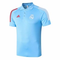 Real Madrid Training Blue Polo Shirt 2020