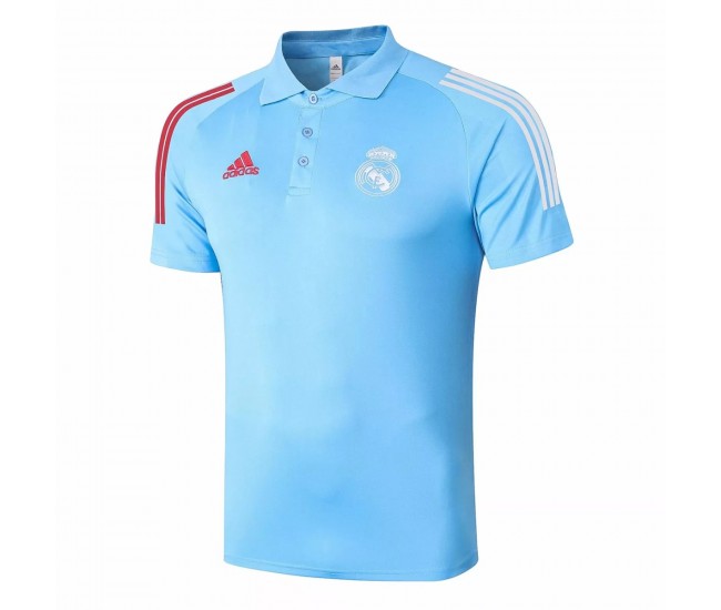 Real Madrid Training Blue Polo Shirt 2020