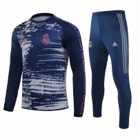 Real Madrid Training Soccer Tracksuit Navy 2020 2021