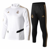 Real Madrid Training Technical Soccer White Tracksuit 2019/20