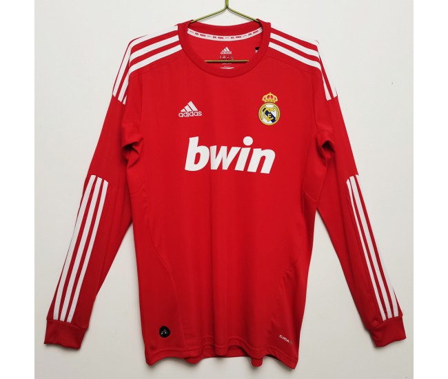 Real Madrid Long Sleeve Third Retro Jersey 2011-2012