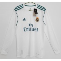 Real Madrid Long Sleeve Home Retro Jersey 2017-2018