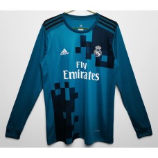 Real Madrid Long Sleeve Third Retro Jersey 2017-2018