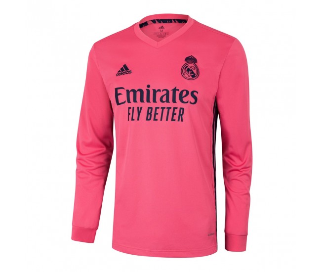 Real Madrid Away Long Sleeve Jersey 2020 2021