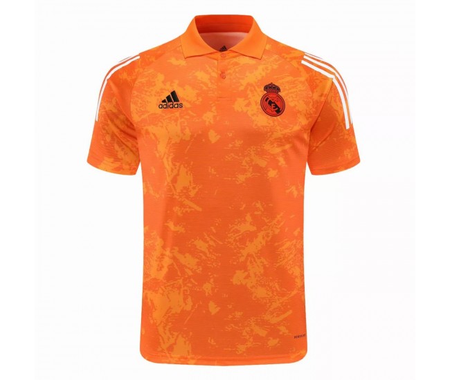 Real Madrid EU Training Jersey Orange 2020 2021