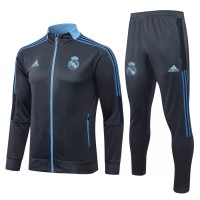 Real Madrid Grey Training Presentation Football Tracksuit 2021-22