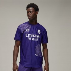 Real Madrid Mens Dark Purple Fourth Authentic Jersey 23-24
