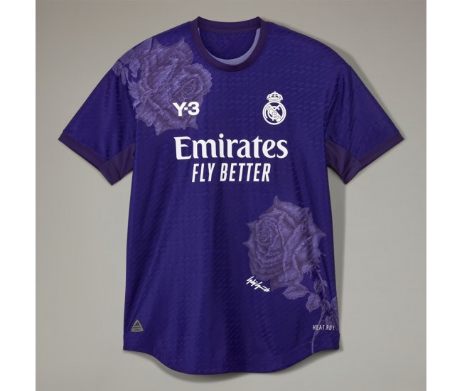 Real Madrid Mens Dark Purple Fourth Jersey 23-24