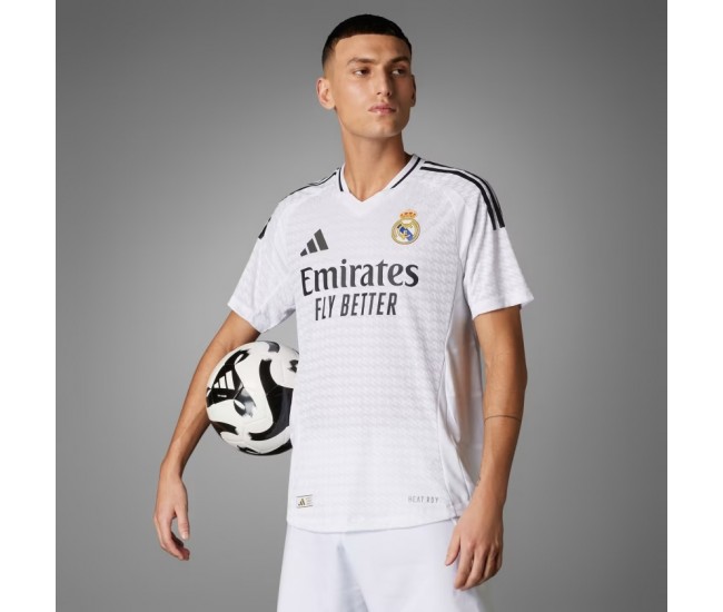Real Madrid Mens Home Authentic Jersey 24-25