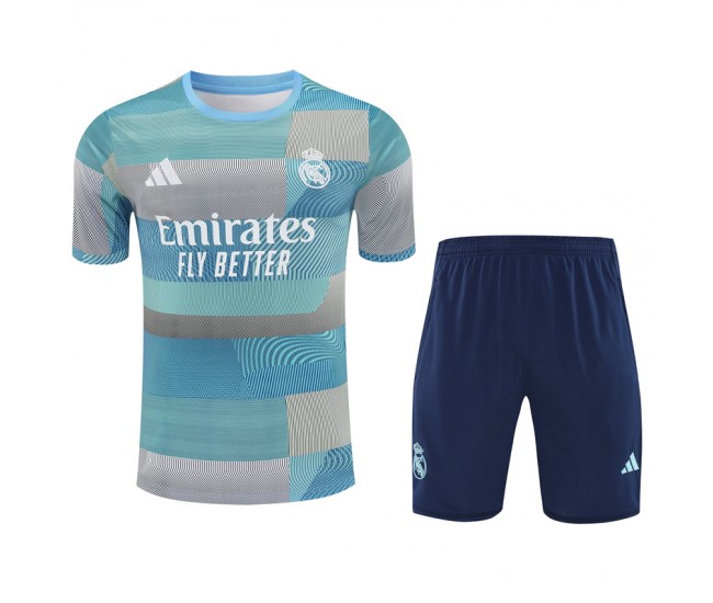 Real Madrid Mens Pre Match Football Training Kit 2025-26
